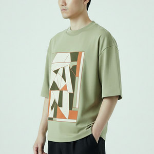 เสื้อยืดทรงบ็อกซี่คุณภาพสูง ระบายอากาศได้ดี ปรับแต่งได้ตามต้องการ ราคาสุดคุ้ม พิมพ์โลโก้ตามสั่ง เสื้อยืดทรงบ็อกซี่ผู้ชายขายดี - Product Image 5