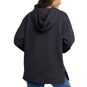 Sweat-shirts à capuche pour femmes en molleton 100% coton de haute qualité, imprimés sur mesure, coupe ample et confortable, surdimensionnés, OEM - Product Image 2
