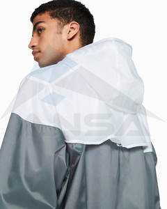 Vestes coupe-vent personnalisées OEM Odm hiver chaud imperméable tissu écologique veste coupe-vent d'extérieur pour hommes - Product Image 6