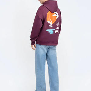 Sudadera con Capucha MOVETEXTILE Basics, Fabricante, Logotipo Personalizado, Diseño Gráfico en la Espalda, Tejido de Algodón, Sudadera con Capucha y Estampado Digital para Hombre - Product Image 4