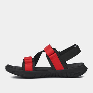 Sandalias ligeras de verano para niños Diseño de parche de coche negro y rojo, ideal para niños pequeños y niños activos - Product Image 5