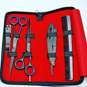 Kit de ciseaux à effiler pour coiffeur de la meilleure qualité, beaux kits de coiffeur à revêtement de couleur, kit de ciseaux pour coiffeur - Product Image 2