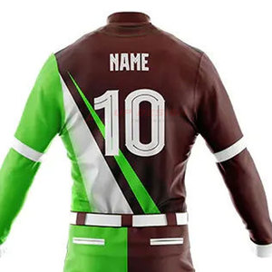 Proveedor de Uniformes de Béisbol Sublimados Personalizados en Pakistán, Diseño de Color Personalizado, 100% Poliéster, Transpirable, de Alta Calidad, para Equipos, Tallas Grandes - Product Image 5