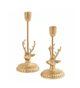 Tête de renne décoratif bois de cerf haut bougeoir Premium éclairage décoration mariage et événements Table bougeoirs - Product Image 3