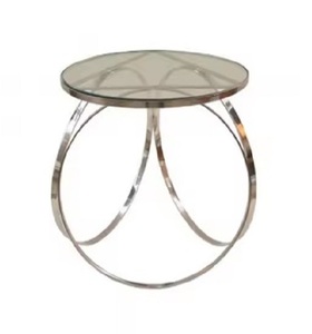 Traditional Metal Slashed 'O Shaped <b>Table</b> Designed for Living Room and Bedroom India by ELEGANT DESIGNS - Product Image 1