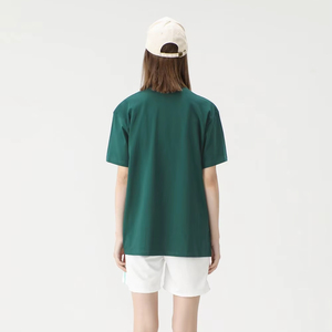 Camiseta en blanco de alta calidad para mujer con muestra gratis, camisetas de punto de algodón liso para hombre de 220gsm, camiseta para hombre, envío DDP - Product Image 3