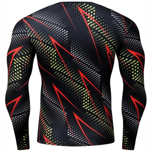 Rashguard Personalizado con Impresión por Sublimación, Rashguard de MMA, Rashguard de BJJ OEM, Rashguard de Manga Larga para Hombre - Product Image 2
