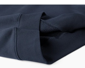 Último estilo tendencia personalizado invierno sudaderas hombres venta al por mayor bordado Simple pulóver Unisex alta calidad poliéster/algodón - Product Image 5
