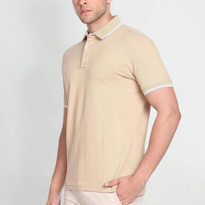 T-shirts polo à col golf avec logo personnalisé 100% coton pour homme Concevez votre propre marque Chemises à manches courtes pour hommes - Product Image 3