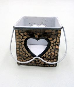 Candelero cuadrado votivo para decoración de árbol de Navidad, artículos de decoración para el hogar, linternas, centros de mesa para boda - Product Image 2