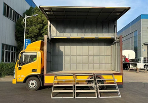 Camion de scène de concert extérieur neuf, personnalisé en usine, Euro 5, manuel, avec transmission 4x2 et écran LED pliable, à vendre - Product Image 5
