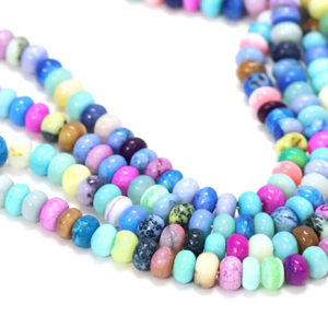 Cuentas Redondas de Ópalo Multicolor: Piedras Preciosas AAA para Joyería y Artesanía (6-9 mm, 16 pulgadas) - Product Image 2