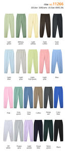 Straight Leg Sweatpants Men 85% Cotton 15% Polyester Joggers Track Pants Baggy Sweat Trousers for Men - Product Image 3