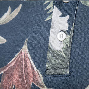 เสื้อโปโลผู้ชายขนาดใหญ่พิเศษเสื้อยืดโปโลแบบสัมผัสนุ่มทรงพอดีตัวระบายอากาศได้พิมพ์ซับลิเมชัน - Product Image 3