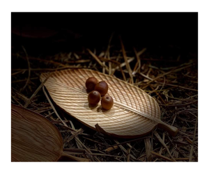 Assiette en bois d'acacia naturel plat moderne morden personnalisé servant de la nourriture ustensiles de cuisine réutilisables vaisselle en bois - Product Image 1