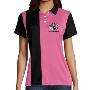 Camiseta de Polo de Bolos Personalizada para Hombre, Opción de Nombre de Equipo, Antibacteriana, Impermeable, Alta Calidad, 100% Poliéster, Más Vendida - Product Image 4