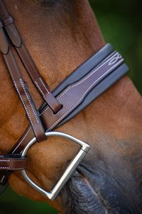 Bride de cheval en cuir de haute qualité | Logo personnalisé | 30 quantité minimale de commande | Production rapide | Fabriqué en Inde | Couleurs noir/marron/havane | OEM/ODM - Product Image 3