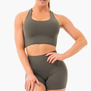 Ensemble de débardeurs moulants, de shorts et de débardeurs, fabriqués en usine, avec service OEM - Product Image 4