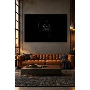 Fida Panther apparaissant de l'obscurité, impression sur toile - Product Image 3