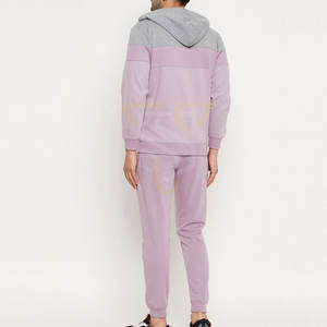 Ensembles de survêtements en molleton respirant 100 % coton de haute qualité pour hommes, style streetwear décontracté, couleur unie, deux pièces pour l'hiver, toutes tailles - Product Image 2