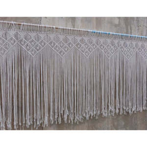 Bohemian <b>Macrame</b> Valance and Window <b>Curtain</b> Beautiful Wall Hanging for Decorative Usage - Product Image 2