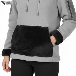 Sudadera con Capucha para Hombre, Informal, de Invierno, Cómoda, con Forro Polar de Algodón, Personalizable, Bordado al por Mayor, Reversible - Product Image 5