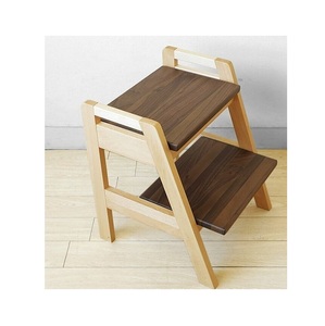 Taburete Decorativo de Madera con Estructura de Madera Natural Sólida, Ideal para Cocinas, Dormitorios, Baños y Tareas Diarias - Product Image 4