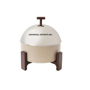 ที่อุ่นอาหารทำจากโลหะเป็นทรงกลมสำหรับบุฟเฟ่ต์สำหรับงานแต่งงานดีไซน์เนอร์หม้อปรุงอาหารสุดหรูขายดี - Product Image 4