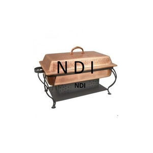 Modern Style Buffer Serving Chafing Dish Eco Friendly Chafing Dish Durable Quality Serving Chafing Dish Copper Finishing - Product Image 5