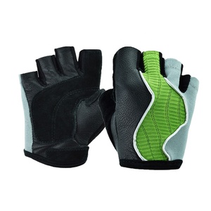 Gants de vélo rembourrés en cuir de couleur personnalisée Gants de motard de route légers et respirants Gants de cyclisme pour sports d'extérieur frais d'été - Product Image 1