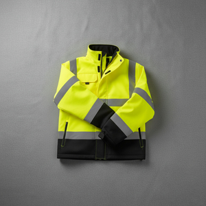 Custom Made Hi Vis Winter <b>Safety</b> Jackets Reflective Waterproof Cotton Padding LED Flash ANSI Class 1 Customized Logo for Men - Product Image 3
