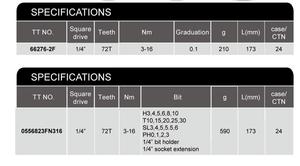 Mini clé dynamométrique pour vélo 3-16Nm - Product Image 2