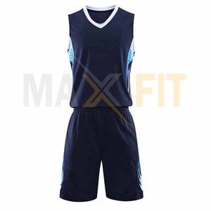 เสื้อเจอร์ซีย์บาสเก็ตบอลพิมพ์ซับลิเมชันตามสั่งโดย Maxfit เครื่องแบบนักศึกษาไซส์ใหญ่พิเศษ - Product Image 1