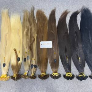 Vietnamese Luxury Virgin Flat Tip Hair Extensions 100% Human Hair Wholesale Invisible Natural Tip Machine Double Weft All Colors - Product Image 3
