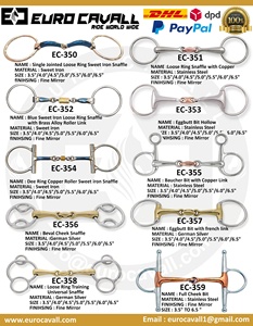 Mejillas fijas 3 ranuras Bit con Offset German Silver Mouth Pc Horse Driving Bits 2025 - Product Image 6