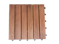 Dalles de terrasse en bois emboîtables de style moderne, matériaux de construction extérieurs en acacia du Vietnam