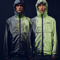 Vestes pour hommes personnalisées OEM/ODM, réactives à la chaleur, coupe-vent, softshell, imperméables, thermochromiques, changeant de couleur, imperméables