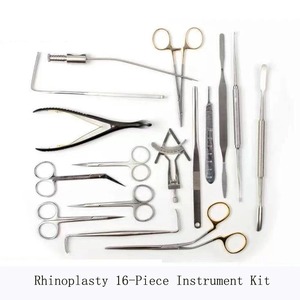 Kit d'instruments de rhinoplastie en gros pince de placement de prothèse cosmétique en plastique en acier inoxydable outil d'instrument de nez - Product Image 3