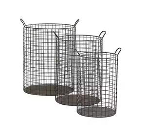 Panier de rangement en fil métallique domestique organisateur décoratif Durable pour fruits légumes maison cuisine salle à manger utilisation - Product Image 6