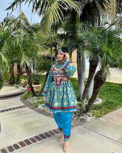 Meilleure qualité Afghan Kuchi robe en gros traditionnelle Banjara robe broderie dentelle décoration tissu personnalisé pour les adultes - Product Image 2