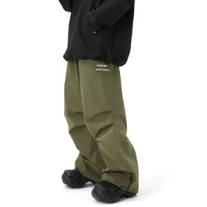 Pantalones de esquí y snowboard holgados impermeables de talla grande para hombres y mujeres, ropa de calle personalizada, pantalones de gran tamaño a prueba de viento - Product Image 1
