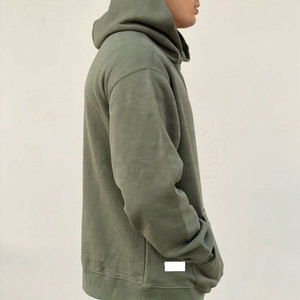 Nouveau design 100% coton hommes hiver solide à capuche surdimensionné sweats à capuche de haute qualité sur mesure - Product Image 5