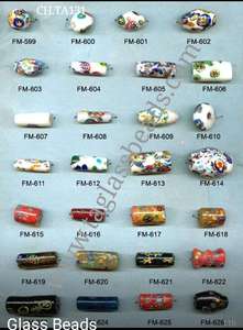 Cuentas de confeti DE LA India Vintage hechas a mano, cristal multicolor de 10mm, gran agujero para hacer joyas, oro, negro, azul, rojo - Product Image 2