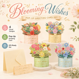 Tarjeta <span class=keywords><strong>de</strong></span> Felicitación 3D con Ramo <span class=keywords><strong>de</strong></span> Flores, Tarjeta <span class=keywords><strong>de</strong></span> Felicitación 3D Hecha a Mano con Corte Láser y Papel Dorado para el Día <span class=keywords><strong>de</strong></span> San Valentín y el Día <span class=keywords><strong>de</strong></span> la Madre - Product Image 2