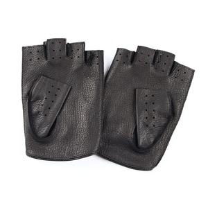 Gants de moto unisexes demi-doigts respirants compatibles avec les écrans tactiles antidérapants en polyester pour l'extérieur quotidien - Product Image 3