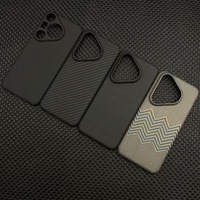 Coque de téléphone portable ultra-fine en fibre de carbone avec protection magnétique pour appareil photo, antichoc, légère et durable