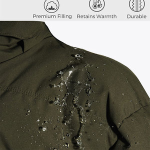 Dernière conception pas cher prix haute qualité hommes vêtements personnalisé imprimé logo 100% polyester léger doudoune hommes - Product Image 2