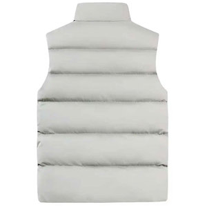Custom Men's Winter Vest New Style Casual Zipper Puffer Sleeveless Warm Jackets Reversible High Quality Design - Product Image 2