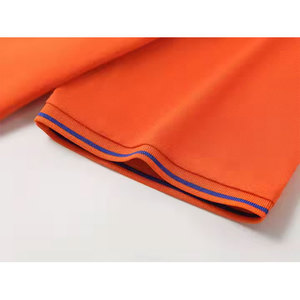 Polo de manga corta de calidad superior para hombre, nuevo estilo, cómodo, transpirable, de secado rápido, ecológico, algodón, franela, sólido F - Product Image 2