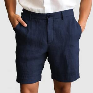 Pantalones Cortos de Algodón y Lino de Primera Calidad, Secado Rápido, Nuevo Lanzamiento, Color Blanco, Diseño Personalizado, Corte Holgado, para Natación y Playa, para Hombre - Product Image 4